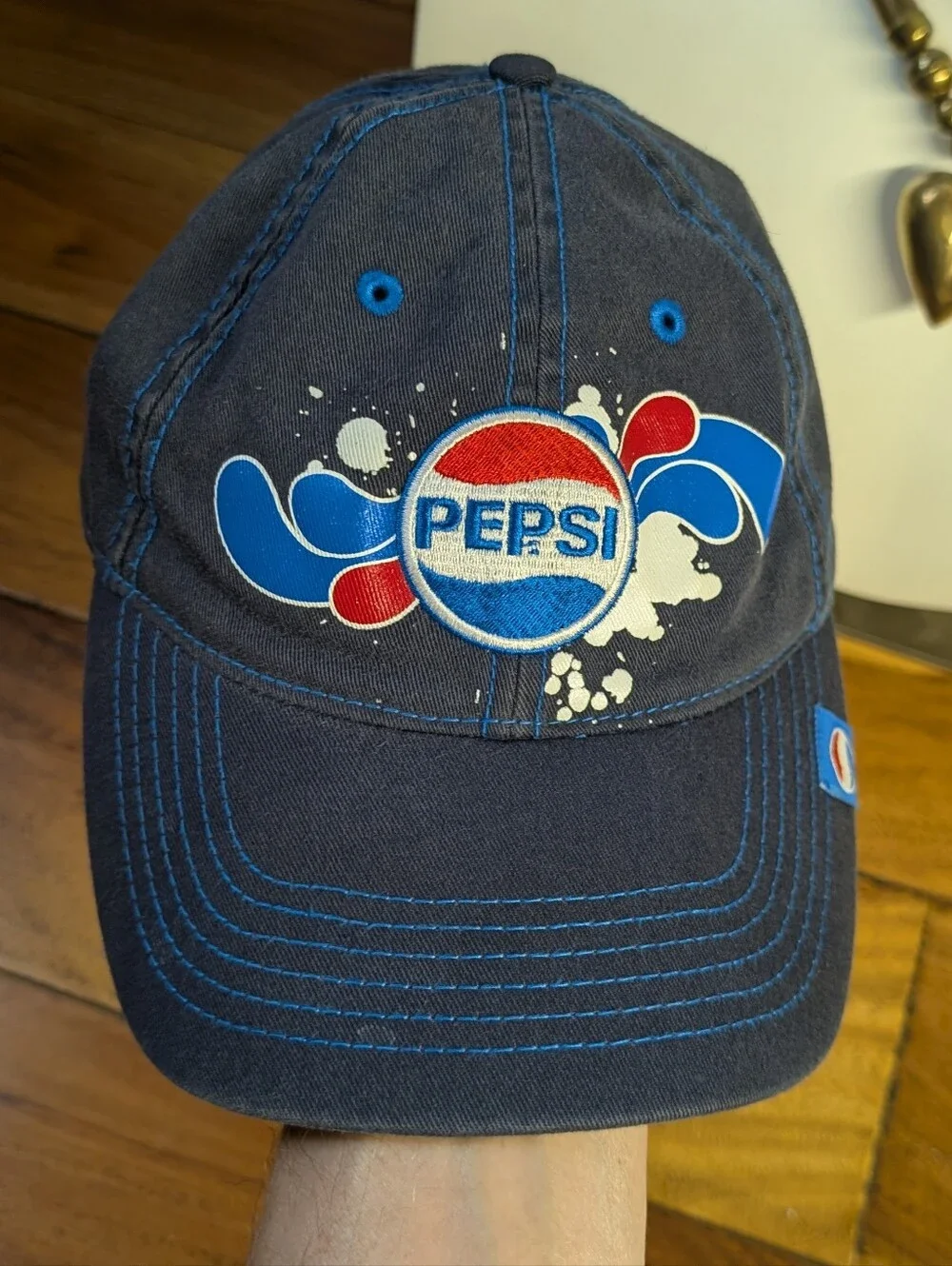 Pepsi Y2K Splash Logo Hat (OS)